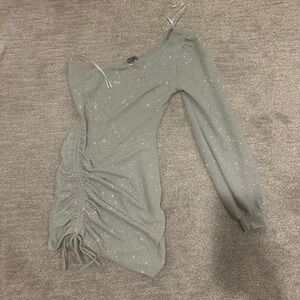 Windsor green sparkly formal dress